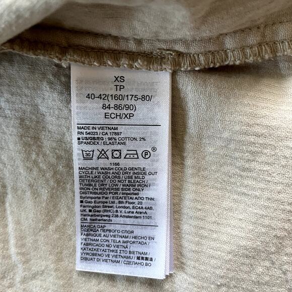 Gap Corduroy Shacket - Women's X-Small - Oatmeal Cream - Picture 4 of 4
